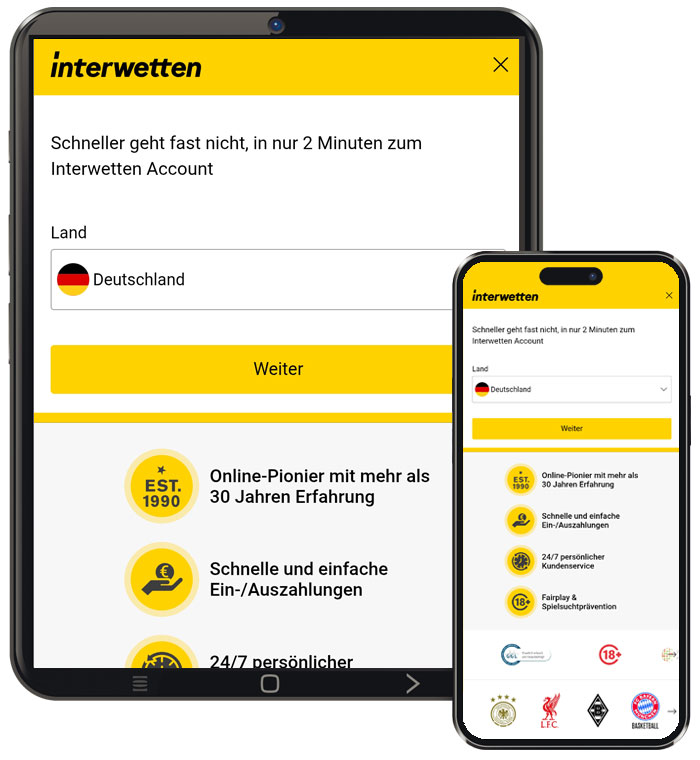 Interwetten Registrierung Interwetten Registrierung