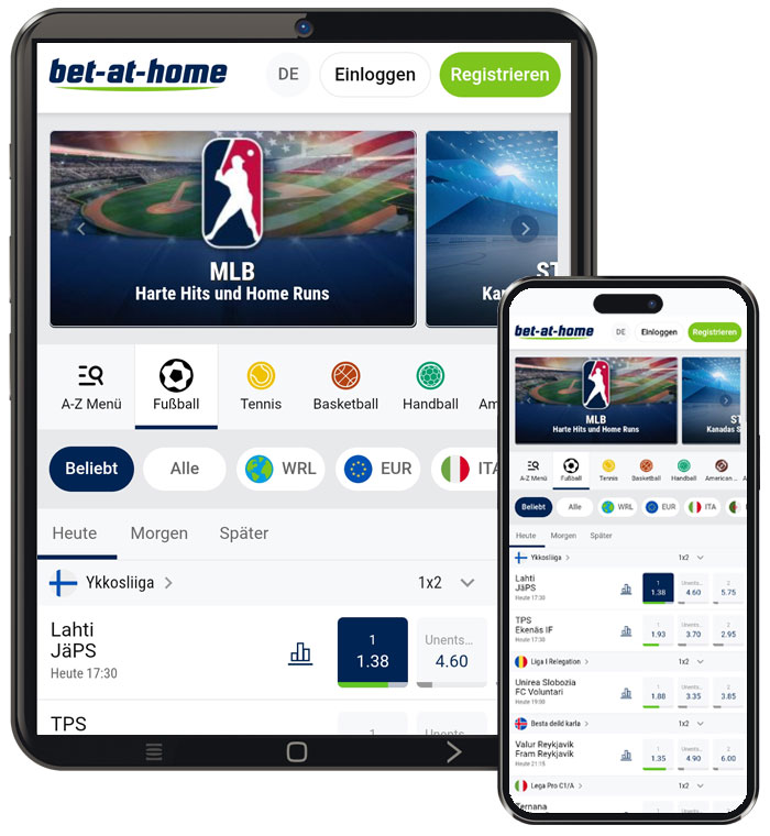 Bet-at-home Wettangebot Bet-at-home Wettangebot