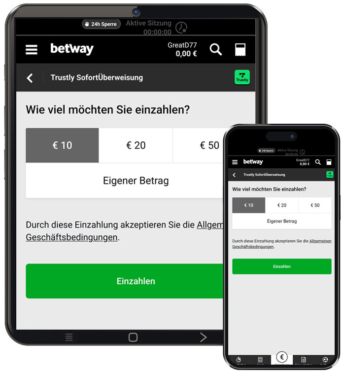 Betway Einzahlung Trustly Betway Einzahlung Trustly