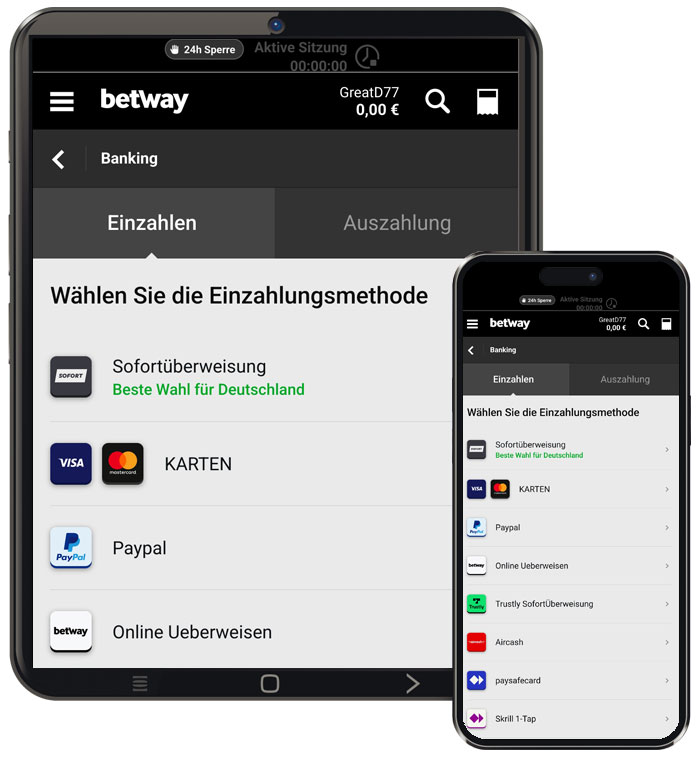 Betway Einzahlung Betway Einzahlung