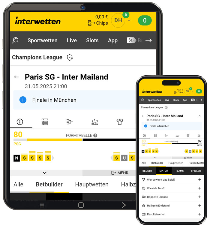 Interwetten Bet-Builder Interwetten Bet-Builder