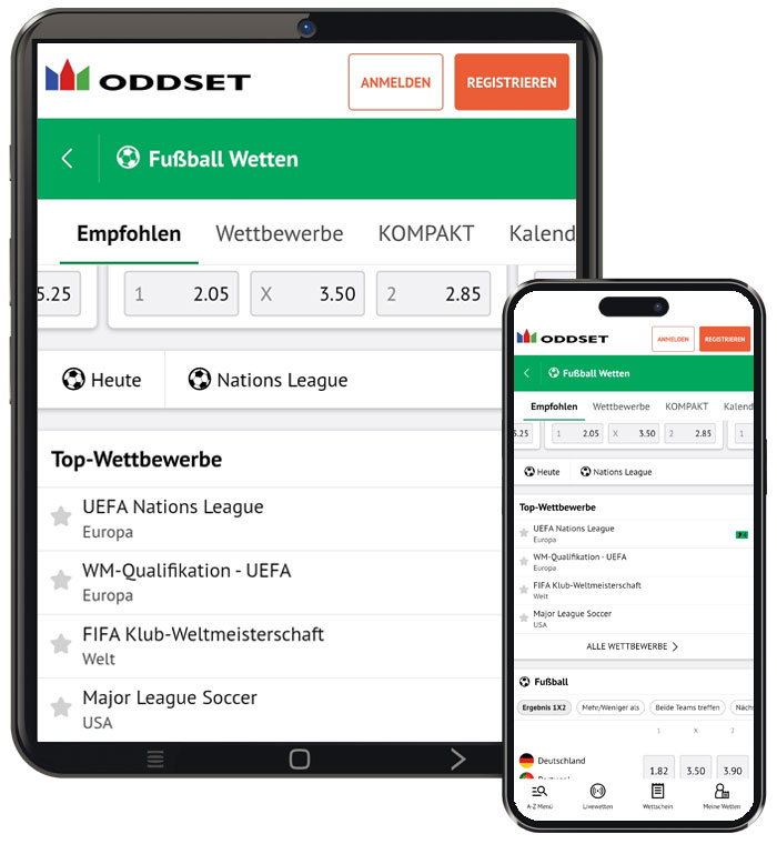 Oddset Wettangebot Oddset Wettangebot