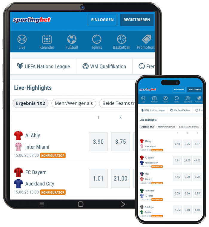 Sportingbet Wettangebot Sportingbet Wettangebot