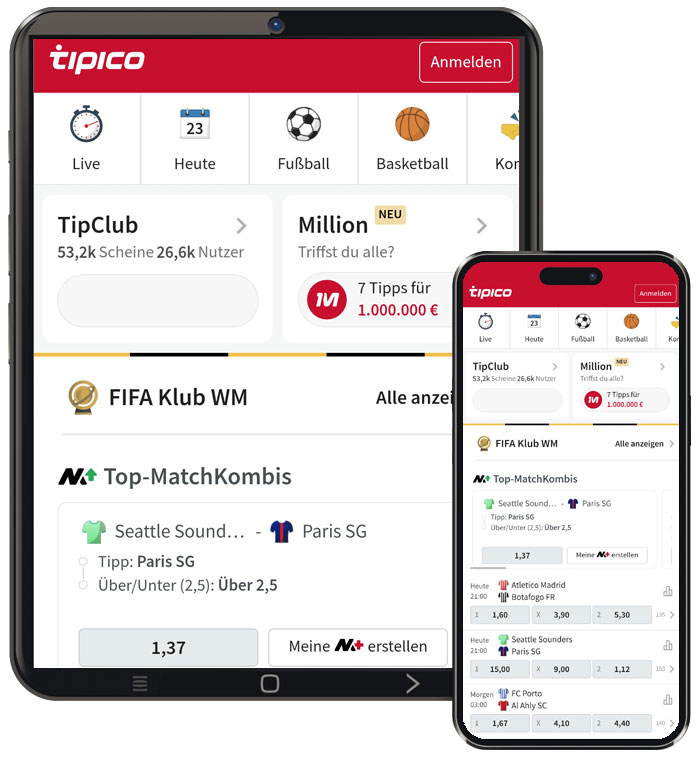 Tipico Sportwetten App
